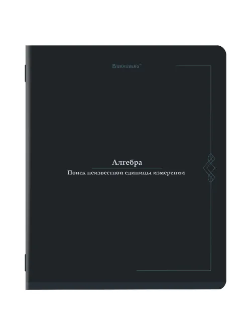 Тетрадь предметная VINTAGE 48 л., SoftTouch, АЛГЕБРА, клетка, подсказ, BRAUBERG, 405148