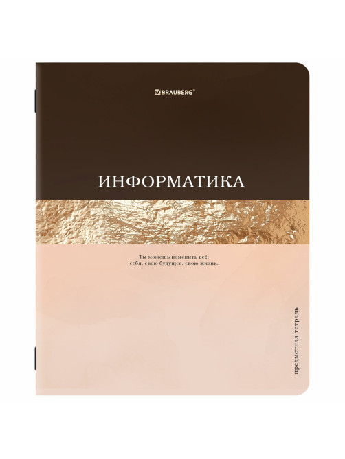 Тетради предметные, КОМПЛЕКТ 12 ПРЕДМЕТОВ, 48 л., матовая ламинация, фольга, BRAUBERG 