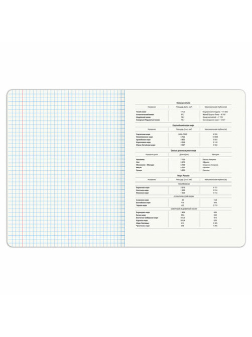 Тетрадь предметная DOG БОБИК 48 л., TWIN-лак, ГЕОГРАФИЯ, клетка, подсказ, BRAUBERG, 404786