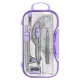 Готовальня BRAUBERG SCHOOL KIT, 11 предметов, циркуль 115 мм, циркуль 125 мм, чертежные принадлежности, лавандовый цвет, 210714