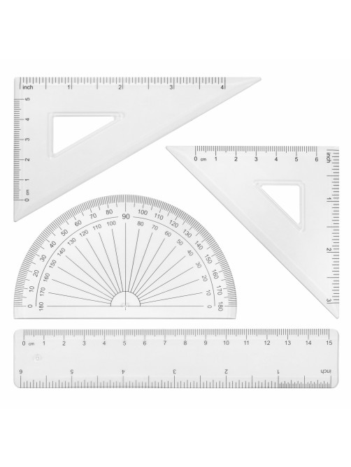 Готовальня BRAUBERG SCHOOL KIT, 9 предметов, циркуль 125 мм, чертежные принадлежности, лаванда, 210713
