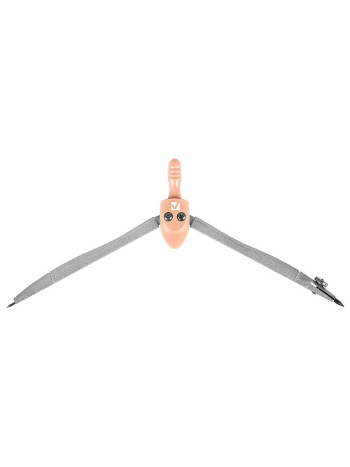 Готовальня BRAUBERG SCHOOL KIT, 11 предметов, циркуль 115 мм, циркуль 125 мм, чертежные принадлежности, персиковый цвет, 210717