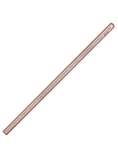 Линейка металлическая 100 см, BRAUBERG, европодвес, 210311