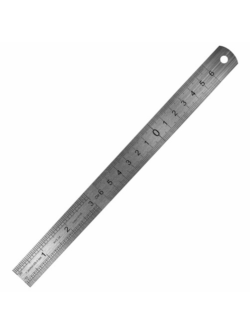 Линейки металлические КОМПЛЕКТ 3 шт. (15, 20, 30 см), BRAUBERG, 210811
