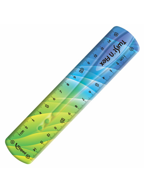 Линейка пластик 15 см, гибкая, MAPED (Франция) 