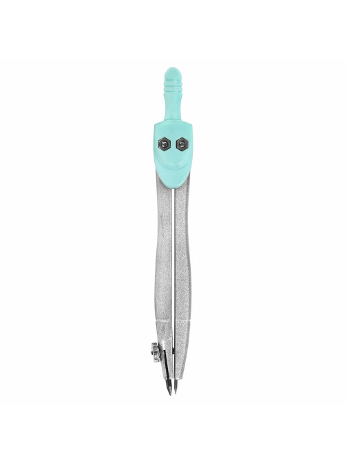Готовальня BRAUBERG SCHOOL KIT, 8 предметов, циркуль 115 мм, чертежные принадлежности, мятный цвет, 210705