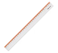 Линейка пластиковая 30 см BRAUBERG 
