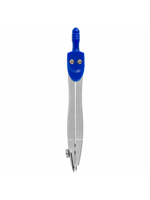 Готовальня BRAUBERG SCHOOL KIT, 8 предметов, циркуль 115 мм, чертежные принадлежности, металлический пенал со справочными материалами,210712
