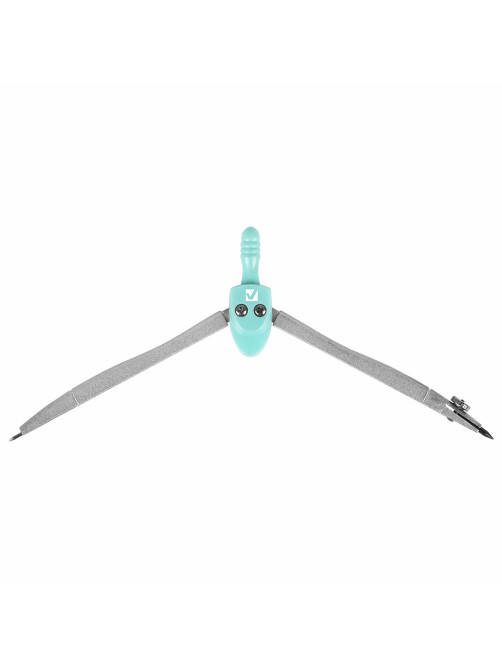 Готовальня BRAUBERG SCHOOL KIT, 11 предметов, циркуль 115 мм, циркуль 125 мм, чертежные принадлежности, мятный цвет, 210706