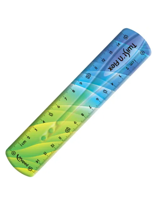 Линейка пластик 15 см, гибкая, MAPED (Франция) 