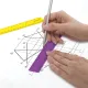 Линейки пластиковые 15, 20 см, неоновые, BRAUBERG, НАБОР 2 штуки, непрозрачные, европодвес, 210887