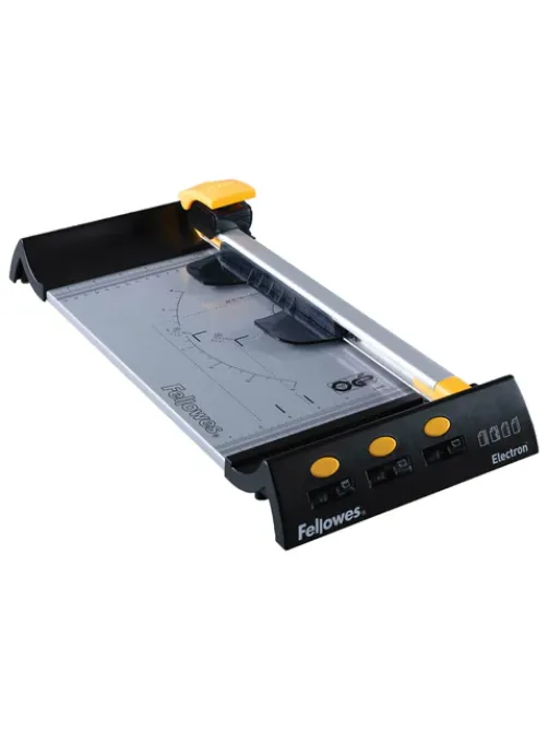 Резак роликовый FELLOWES ELECTRON A4, 4 стиля резки, до 10 л., длина резки 320 мм, FS-54104