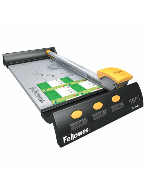 Резак роликовый FELLOWES ELECTRON A4, 4 стиля резки, до 10 л., длина резки 320 мм, FS-54104