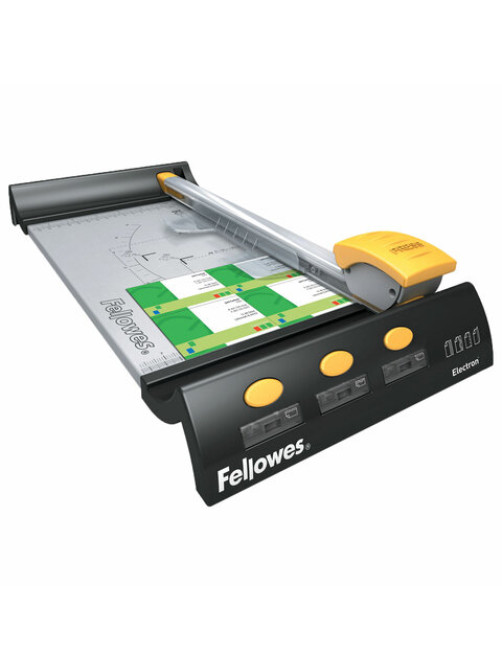 Резак роликовый FELLOWES ELECTRON A4, 4 стиля резки, до 10 л., длина резки 320 мм, FS-54104