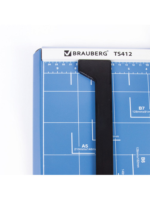 Резак сабельный BRAUBERG TS412 SABER, на 12 л., длина реза 300 мм, металлическое основание, A4, 531800
