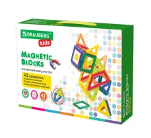 Магнитный конструктор BIG MAGNETIC BLOCKS-42, 42 детали, BRAUBERG KIDS, 663846