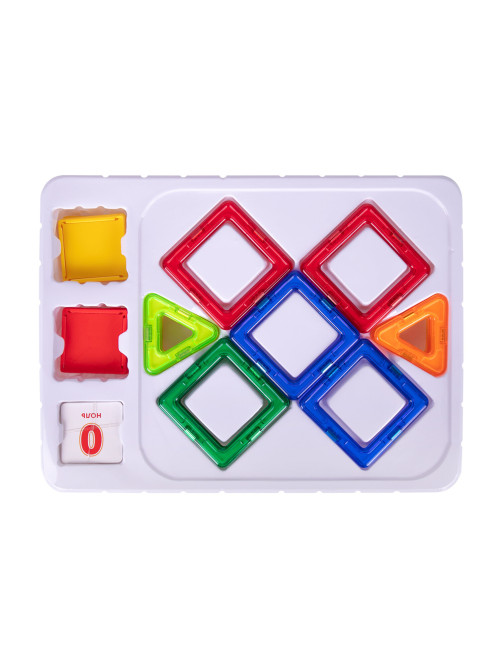 Магнитный конструктор MAGNETIC BLOCKS-19, 19 деталей, BRAUBERG KIDS, 663843