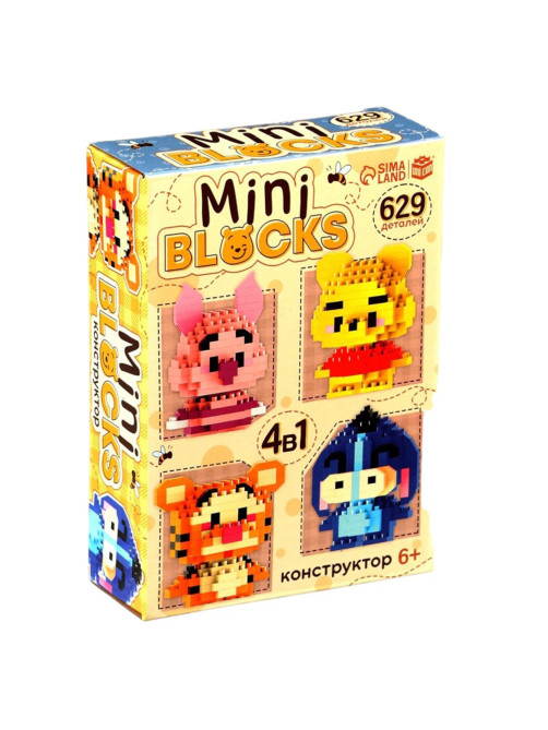 Конструктор пластиковый Mini Blocks 