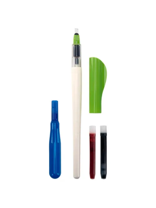 Ручка перьевая для каллиграфии PILOT Parallel Pen, перо 3,8 мм, 2 картриджа, блистер, FP3-38N-SS