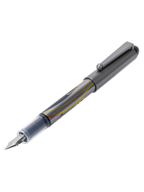 Ручка перьевая PILOT V-Pen, ЧЕРНАЯ, корпус серый, линия письма 0,58 мм, SVP-4M B
