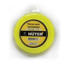 Леска для триммера HUTER S3012, ЗВЕЗДА, 3 мм, 12 м, 71/2/2