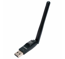Сетевой адаптер Wi-Fi GEMBIRD 150 Мбит, с антенной, USB, 802.11b/g/n, MT7601, WNP-UA-011