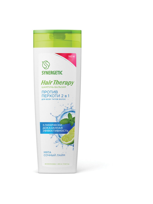 Шампунь-бальзам 400 мл SYNERGETIC HAIR THERAPY 