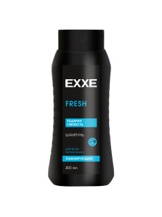 Шампунь для всех типов волос для мужчин 400 мл EXXE MEN FRESH 