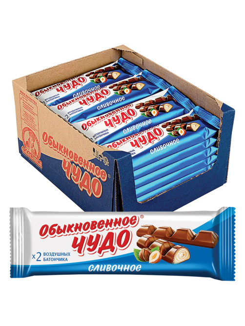 Шоколадный батончик вафельный СЛАВЯНКА 