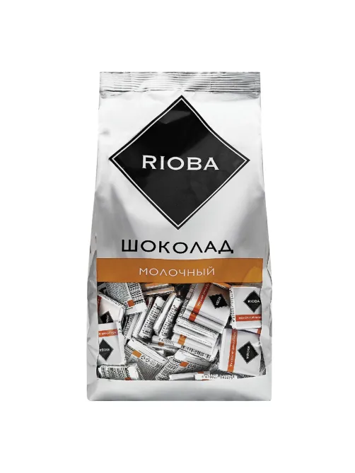 Шоколад порционный RIOBA Молочный 32%, 800 г, пакет, 366305