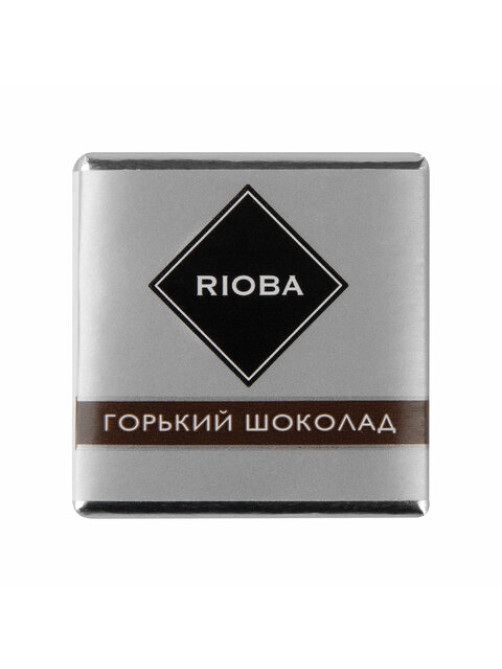 Шоколад порционный RIOBA Горький 72%, 800 г, пакет, 366306
