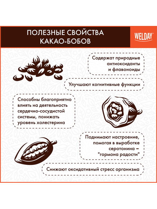 Шоколад порционный высшего качества WELDAY (ВЭЛДЭЙ) 
