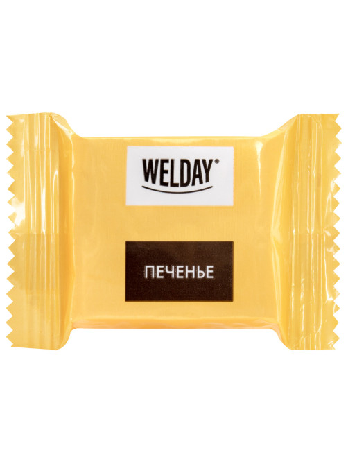 Шоколад порционный WELDAY (ВЭЛДЭЙ), ассорти 6 вкусов, 810 г (54 плитки по 15 г), пакет, 622409