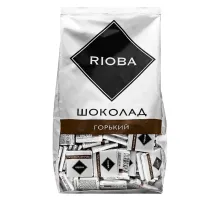 Шоколад порционный RIOBA Горький 72%, 800 г, пакет, 366306