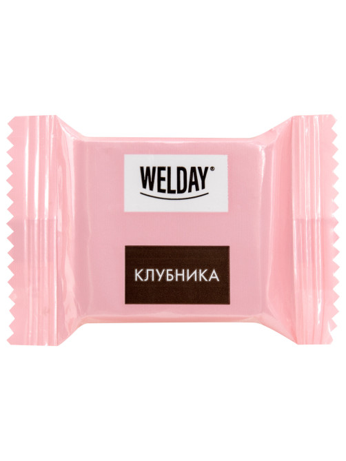 Шоколад порционный WELDAY (ВЭЛДЭЙ), ассорти 6 вкусов, 810 г (54 плитки по 15 г), пакет, 622409