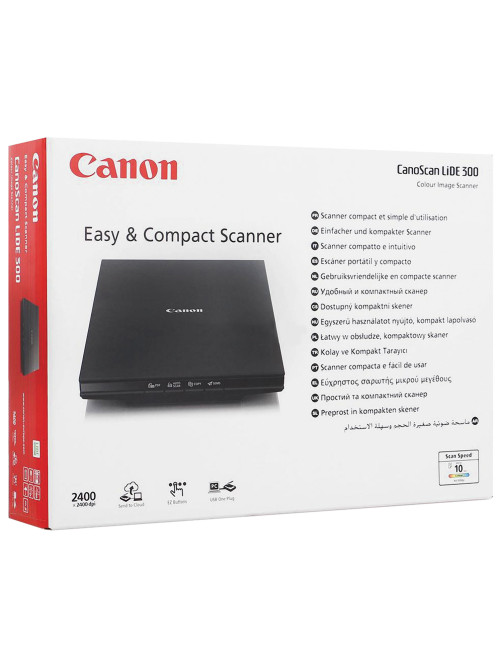Сканер планшетный CANON CanoScan LiDE 300 А4, 2400х4800, 48 bit, 2995C010