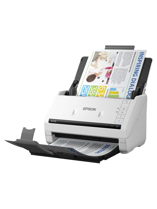 Сканер потоковый EPSON WorkForce DS-530II А4, 35 стр./мин, 1200x1200, ДАПД, B11B261401