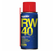 Смазка универсальная RW-40 (аналог WD-40) 200 мл, аэрозоль с трубочкой, RUNWAY RW6096