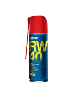Смазка универсальная RW-40 (аналог WD-40) 450 мл, аэрозоль с распылителем, RUNWAY RW604, RW6045
