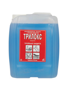 Средство дезинфицирующее для любых поверхностей концентрат 5 л, ТРИЛОКС, с моющим эффектом, ДТ-5К