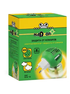 Средство от насекомых фумигатор + жидкость NADZOR (Надзор), 30 ночей, 3809