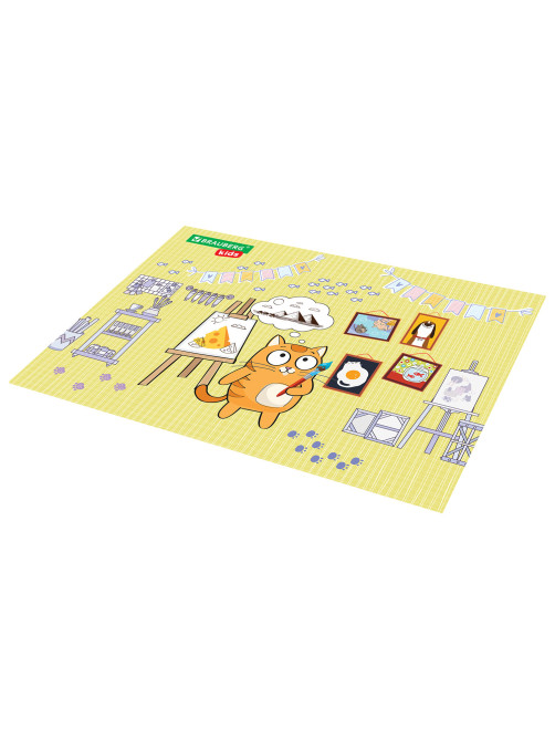 Настольное покрытие BRAUBERG KIDS для труда и творческих занятий, ПВХ, 