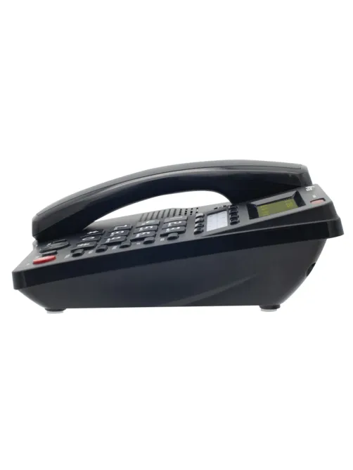 Телефон RITMIX RT-550 black, АОН, спикерфон, память 100 номеров, тональный / импульсный режим, черный, 80001483