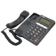 Телефон RITMIX RT-550 black, АОН, спикерфон, память 100 номеров, тональный / импульсный режим, черный, 80001483