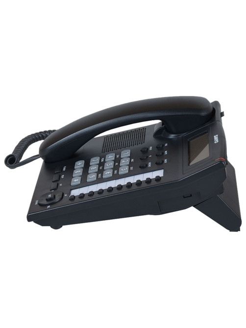 Телефон SANYO RA-S517B, спикерфон, память 30 номеров, тональный / импульсный режим, черный