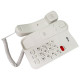 Телефон RITMIX RT-311 white, световая индикация звонка, тональный / импульсный режим, повтор, белый, 80002232
