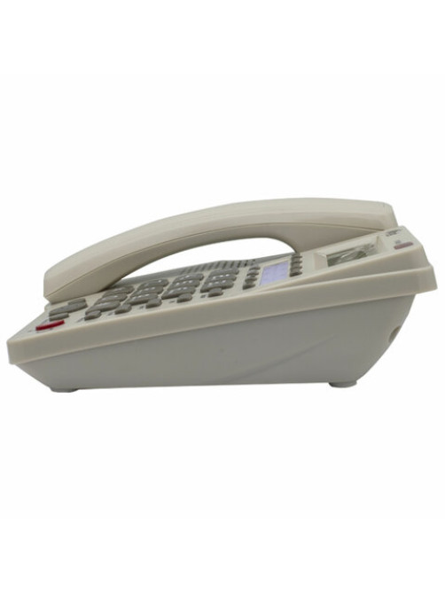 Телефон RITMIX RT-550 white, АОН, спикерфон, память 100 номеров, тональный / импульсный режим, белый, 80002154