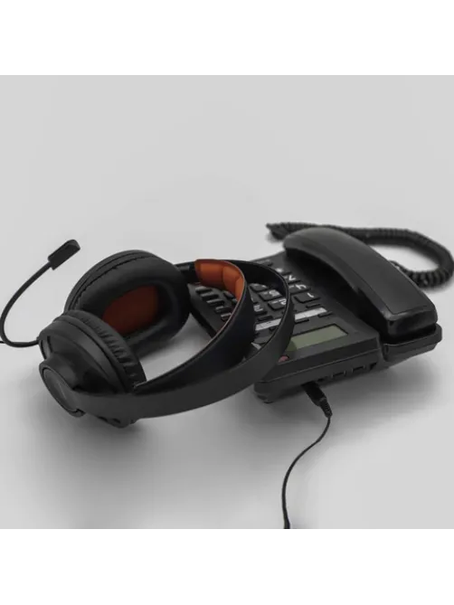Телефон RITMIX RT-550 black, АОН, спикерфон, память 100 номеров, тональный / импульсный режим, черный, 80001483