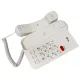Телефон RITMIX RT-311 white, световая индикация звонка, тональный / импульсный режим, повтор, белый, 80002232
