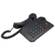 Телефон RITMIX RT-311 black, световая индикация звонка, тональный / импульсный режим, повтор, черный, 80002231